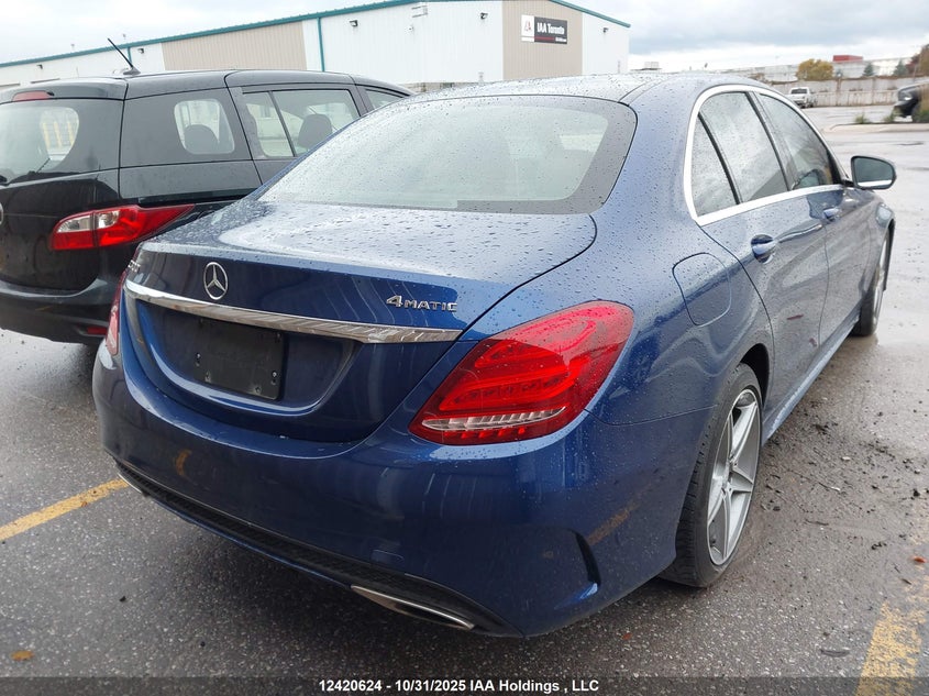 2017 Mercedes-Benz C 300 4Matic VIN: 55SWF4KB4HU193392 Lot: 12420624