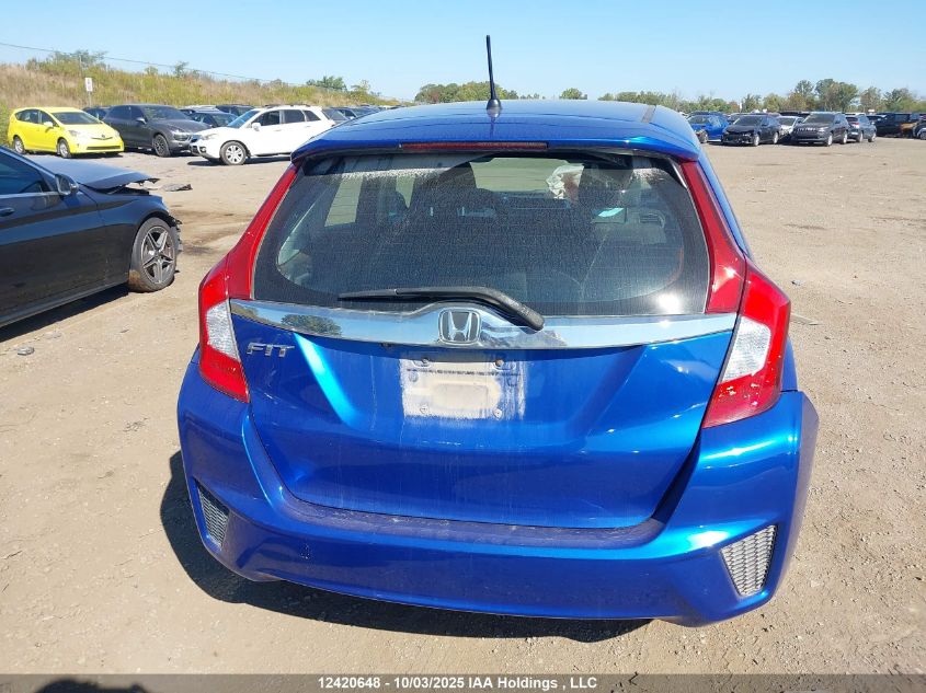 2016 Honda Fit VIN: 3HGGK5H76GM109742 Lot: 12420648