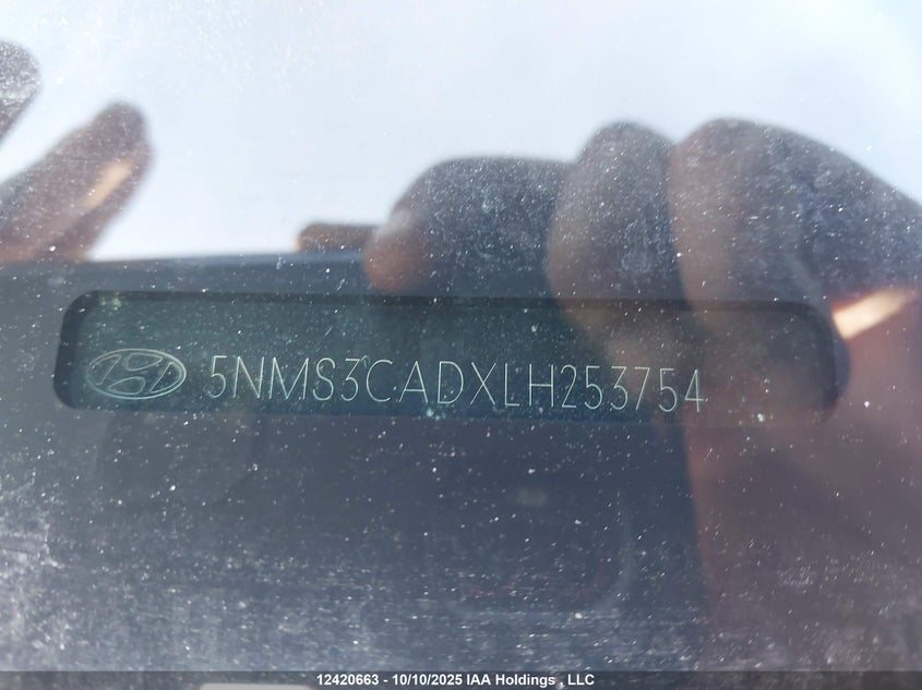 5NMS3CADXLH253754 2020 HYUNDAI SANTA FE photo no. 19