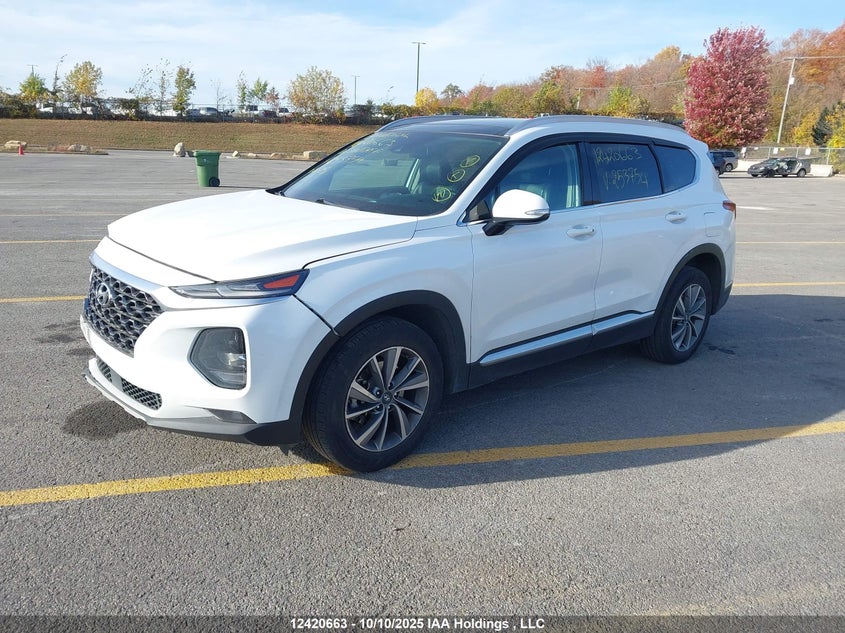 5NMS3CADXLH253754 2020 HYUNDAI SANTA FE photo no. 2