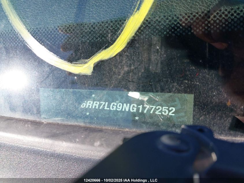 2022 Ram 1500 Classic Slt VIN: 3C6RR7LG9NG177252 Lot: 12420666