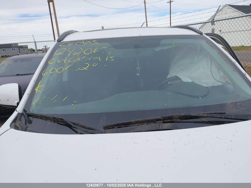 2015 Mitsubishi Outlander Se VIN: JA4JZ3AX3FZ600632 Lot: 12420677