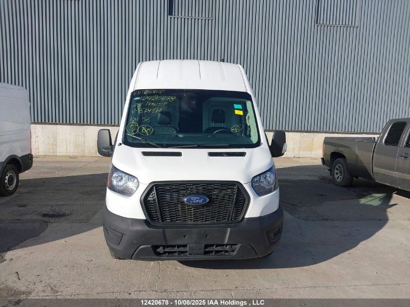 2023 Ford Transit T-250 VIN: 1FTBR1X86PKB74377 Lot: 12420678