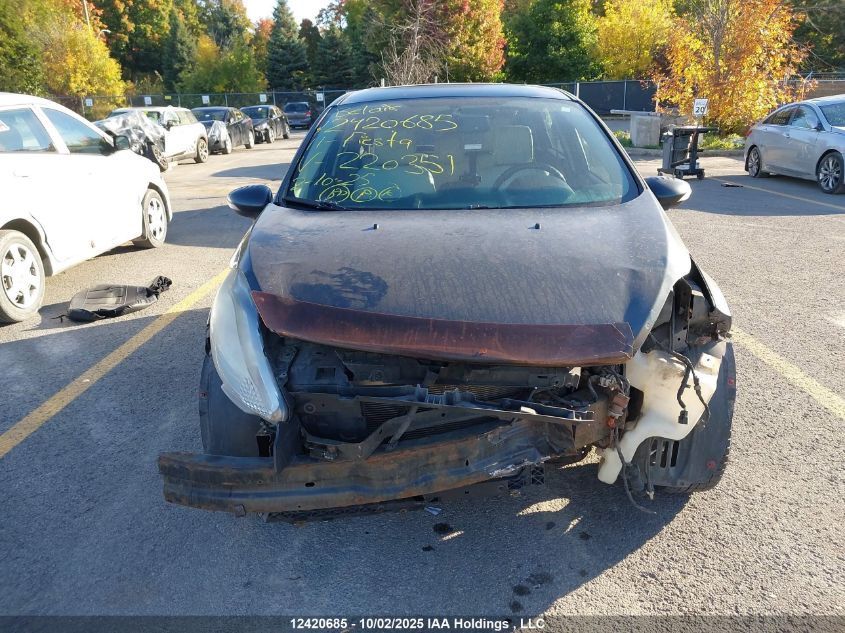 2011 Ford Fiesta VIN: 3FADP4FJ6BM220351 Lot: 12420685