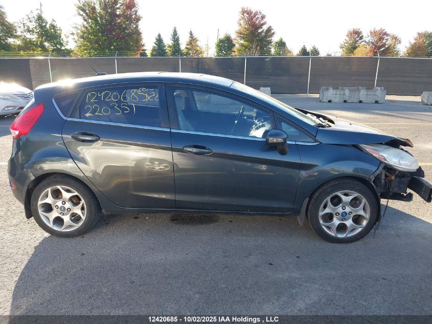 2011 Ford Fiesta VIN: 3FADP4FJ6BM220351 Lot: 12420685