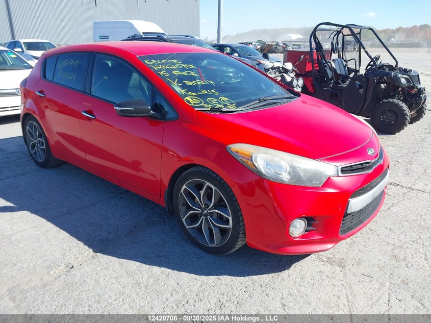 KNAFZ5A37F5300214 2015 Kia Forte 1.6L Sx/1.6L Sx Luxury auction photo 1