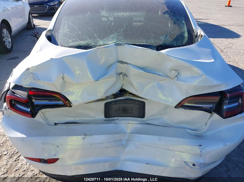 2022 Tesla Model 3 Rwd/Standard Range VIN: 5YJ3E1EA6NF152959 Lot: 12420711