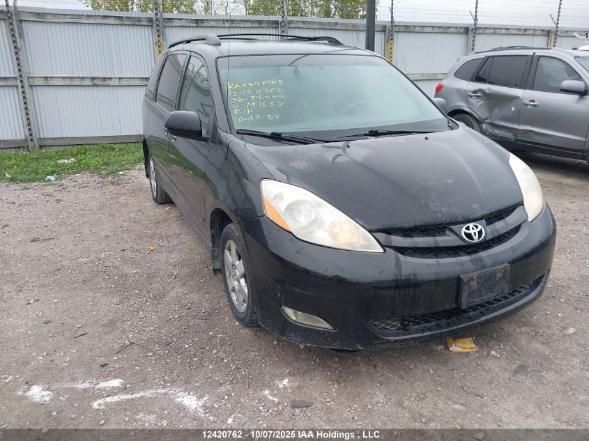 2008 Toyota Sienna Ce/Le VIN: 5TDZK23C48S197637 Lot: 12420762