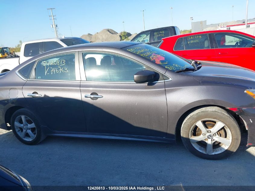 2013 Nissan Sentra VIN: 3N1AB7AP1DL746763 Lot: 12420813