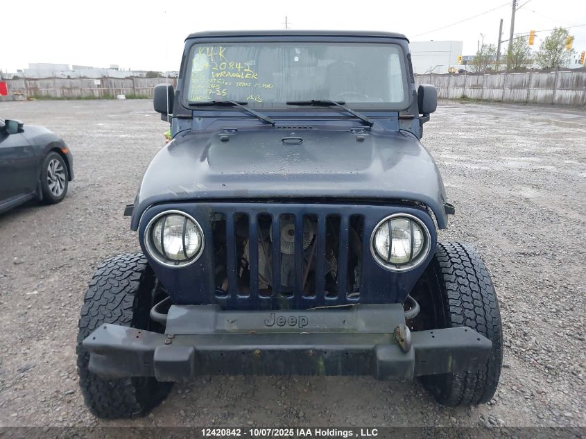 2006 Jeep Wrangler / Tj Sport VIN: 1J4FA49S66P778753 Lot: 12420842