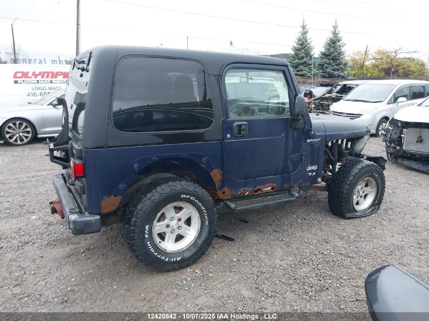 2006 Jeep Wrangler / Tj Sport VIN: 1J4FA49S66P778753 Lot: 12420842