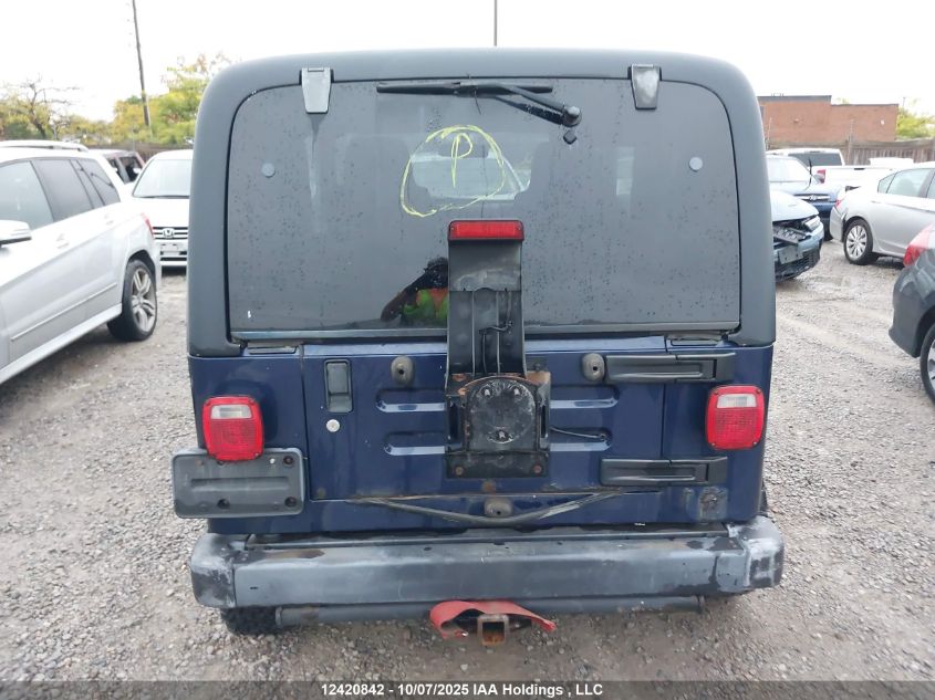 2006 Jeep Wrangler / Tj Sport VIN: 1J4FA49S66P778753 Lot: 12420842