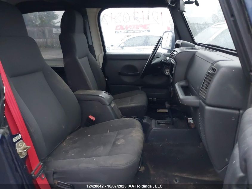 2006 Jeep Wrangler / Tj Sport VIN: 1J4FA49S66P778753 Lot: 12420842