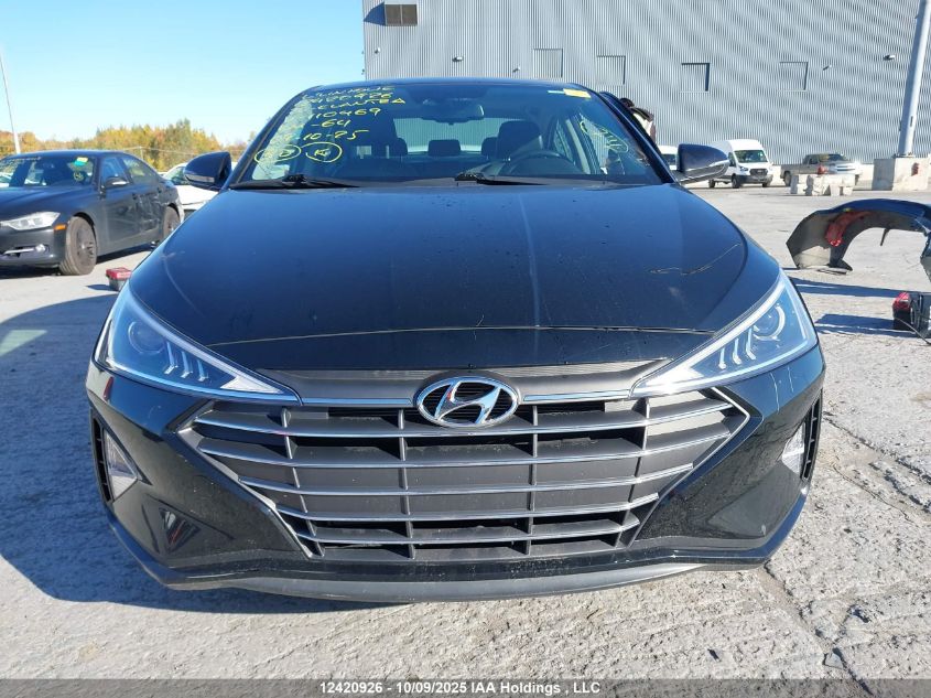 2020 Hyundai Elantra Luxury VIN: KMHD84LF5LU110469 Lot: 12420926