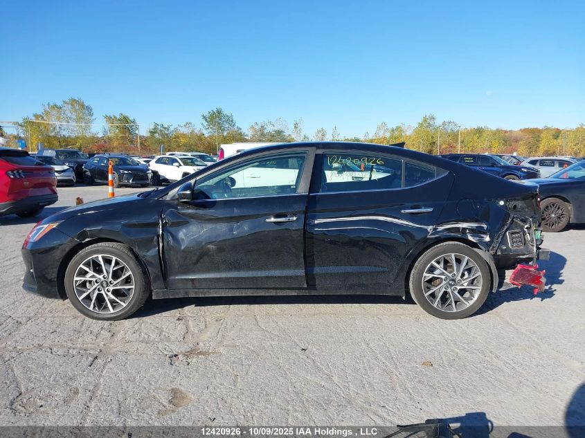 2020 Hyundai Elantra Luxury VIN: KMHD84LF5LU110469 Lot: 12420926