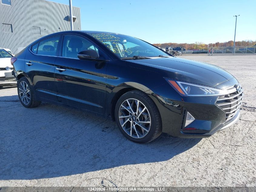 2020 Hyundai Elantra Luxury VIN: KMHD84LF5LU110469 Lot: 12420926
