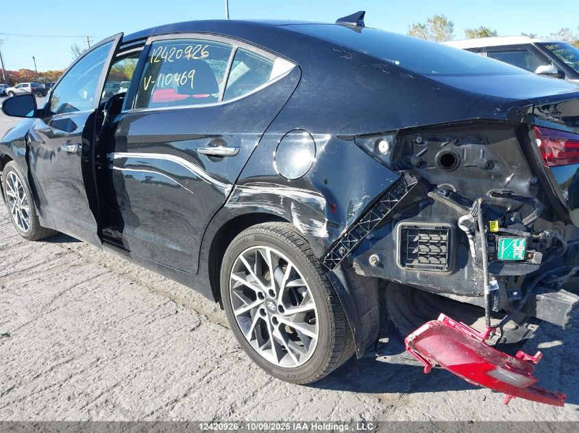 2020 Hyundai Elantra Luxury VIN: KMHD84LF5LU110469 Lot: 12420926