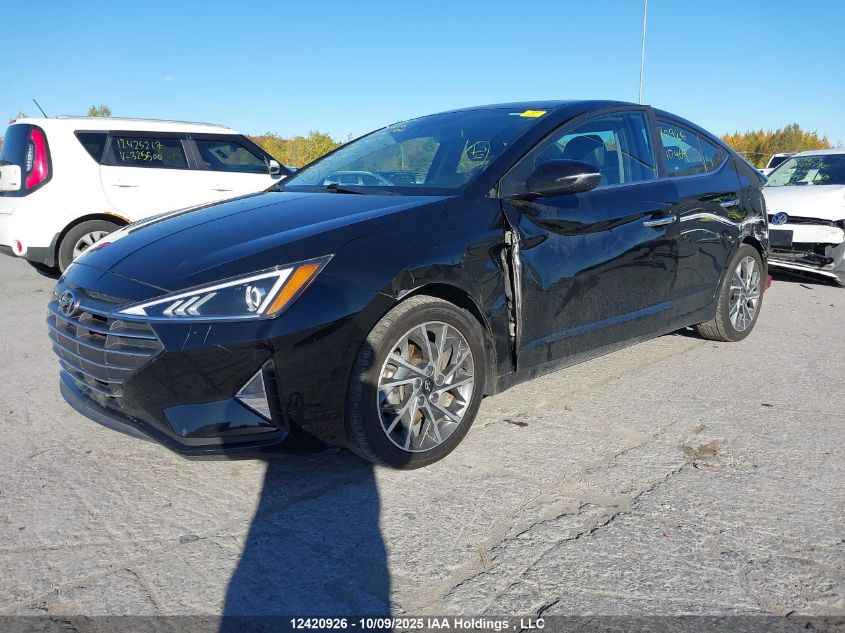 2020 Hyundai Elantra Luxury VIN: KMHD84LF5LU110469 Lot: 12420926
