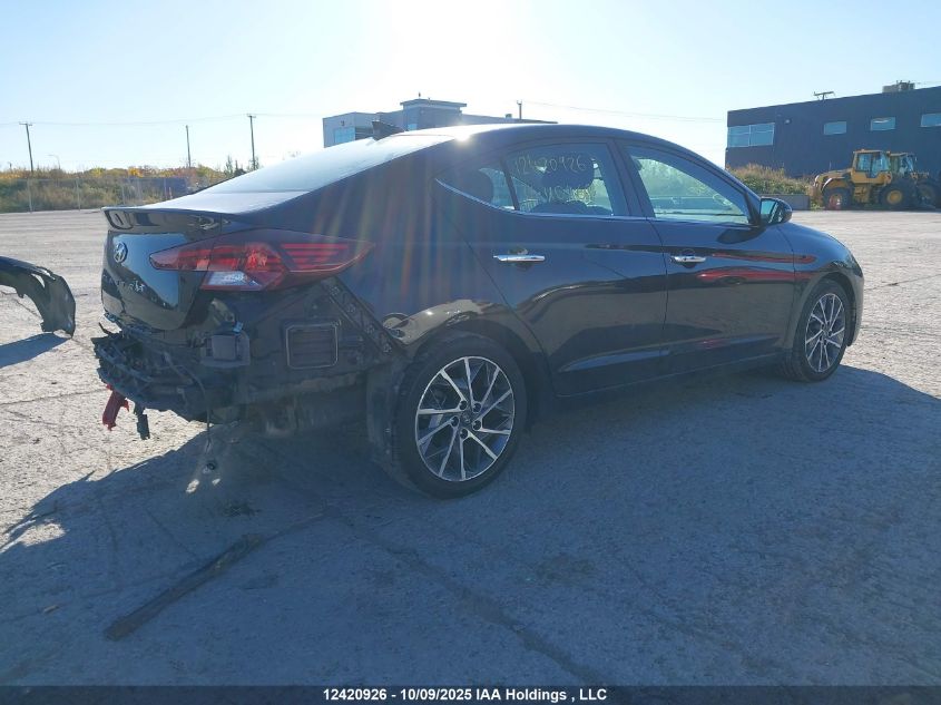 2020 Hyundai Elantra Luxury VIN: KMHD84LF5LU110469 Lot: 12420926