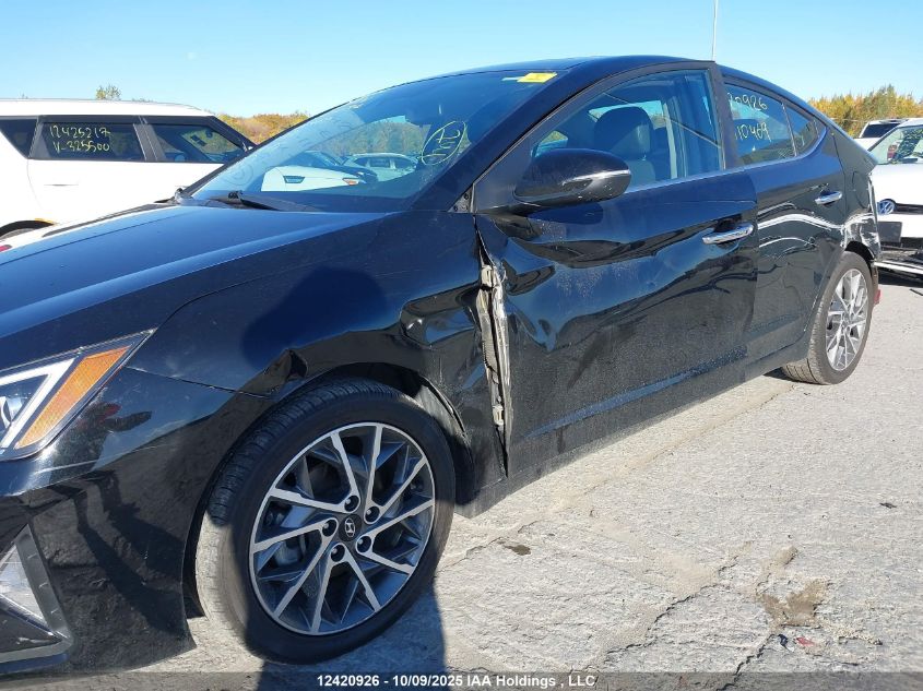 2020 Hyundai Elantra Luxury VIN: KMHD84LF5LU110469 Lot: 12420926