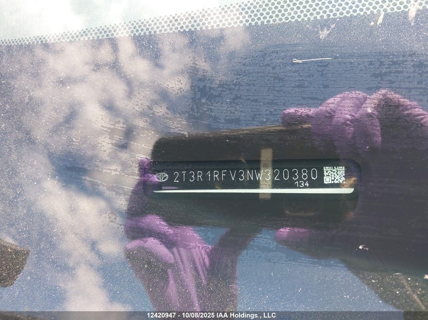 2T3R1RFV3NW320380 2022 TOYOTA RAV 4 photo no. 8