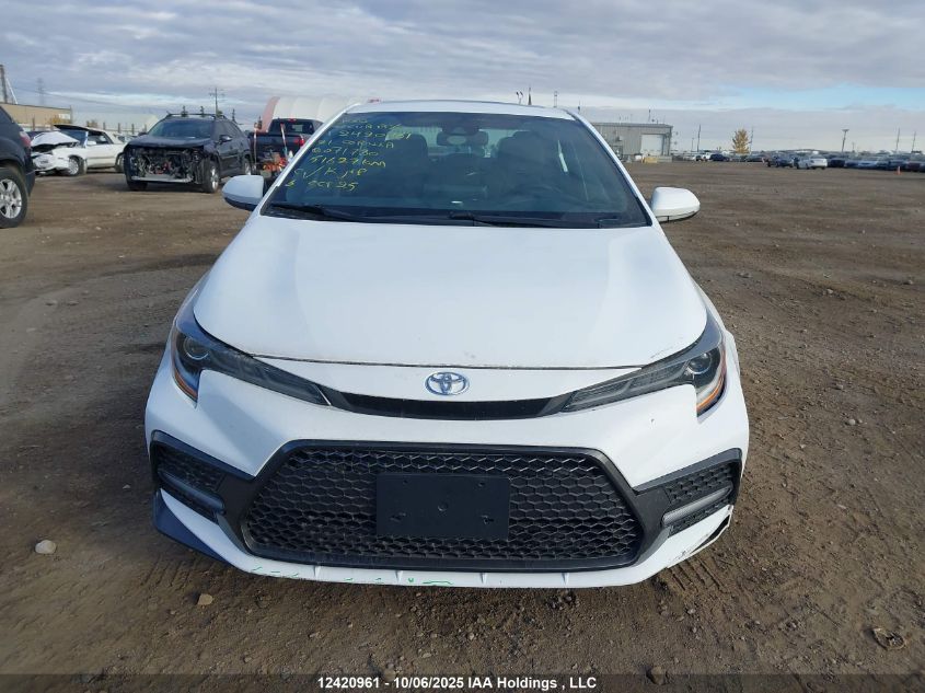 2021 Toyota Corolla Se VIN: 5YFB4MBE8MP071780 Lot: 12420961