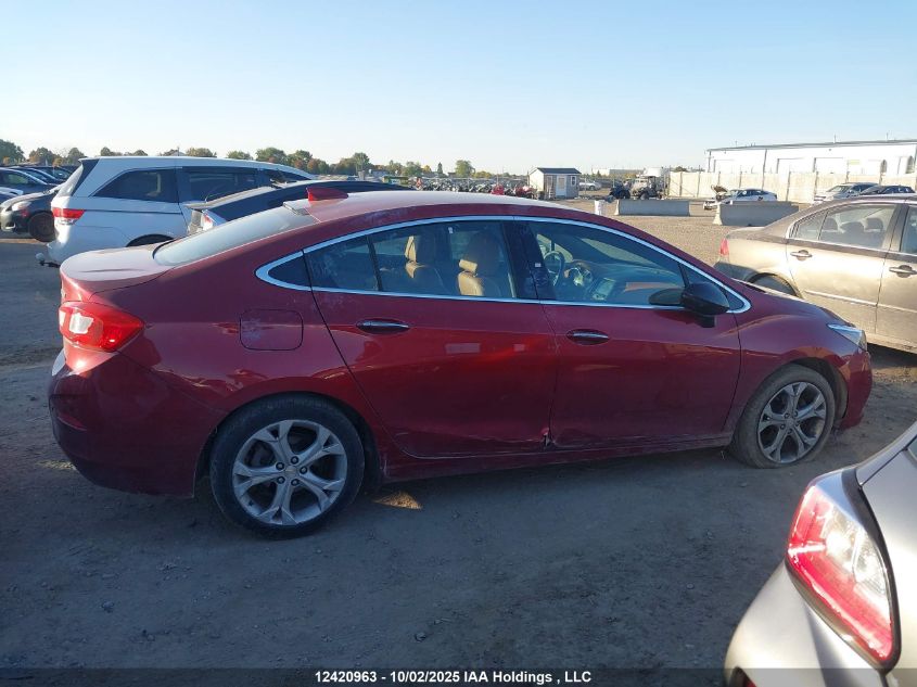 2017 Chevrolet Cruze VIN: 3G1BF5SM2HS544341 Lot: 12420963