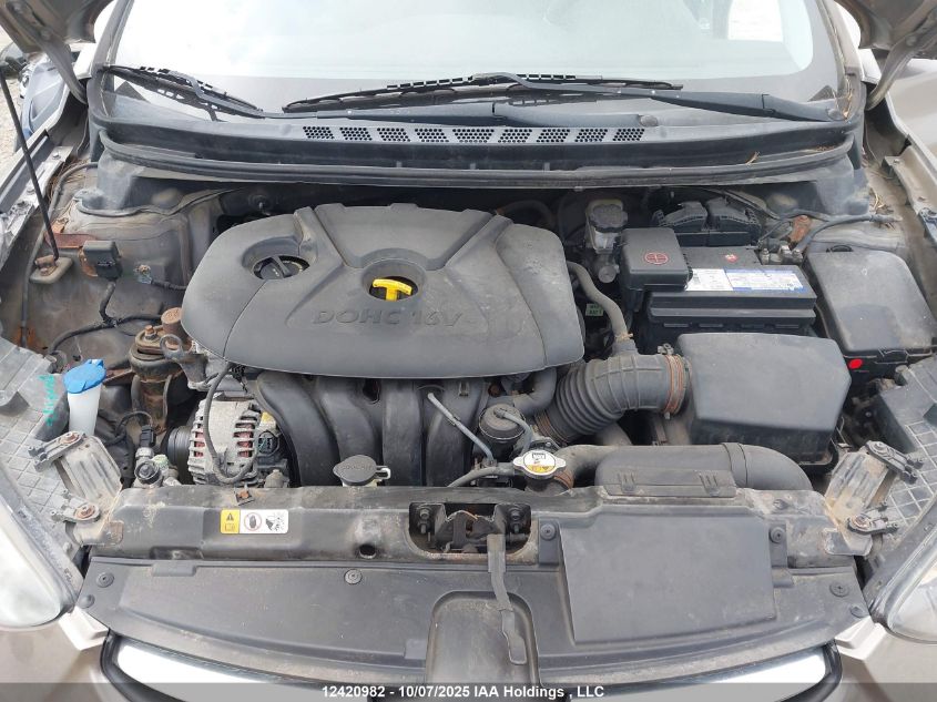 2013 Hyundai Elantra Gls/Limited VIN: 5NPDH4AE4DH395482 Lot: 12420982