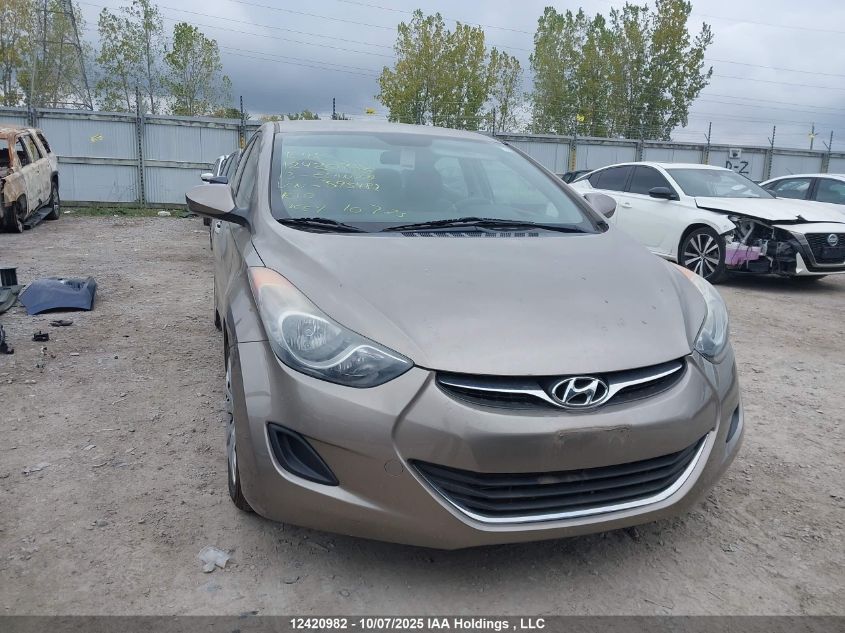 2013 Hyundai Elantra Gls/Limited VIN: 5NPDH4AE4DH395482 Lot: 12420982