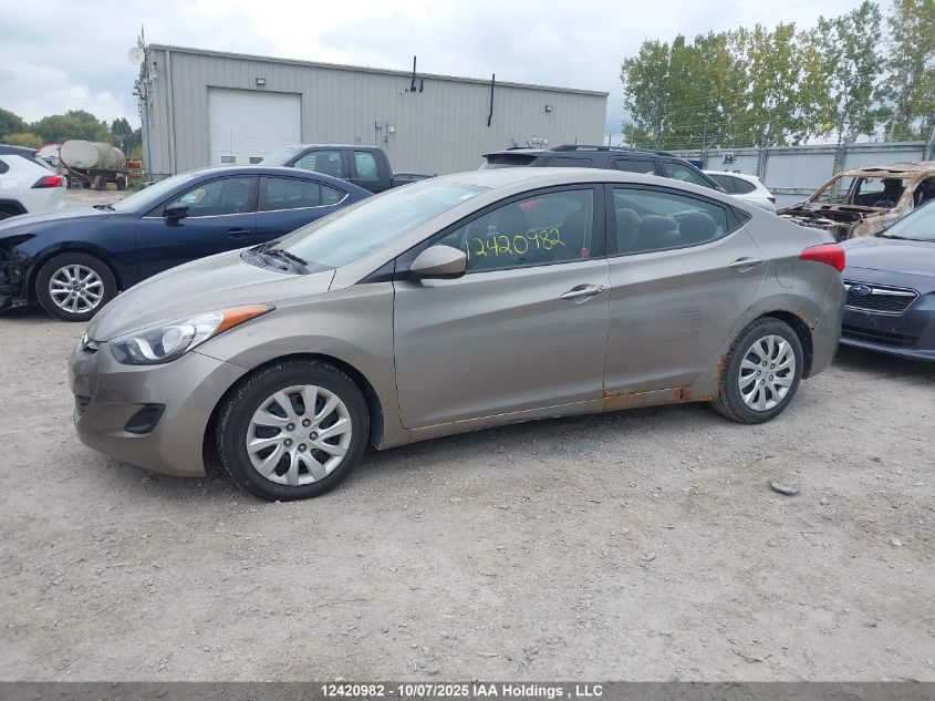 2013 Hyundai Elantra Gls/Limited VIN: 5NPDH4AE4DH395482 Lot: 12420982