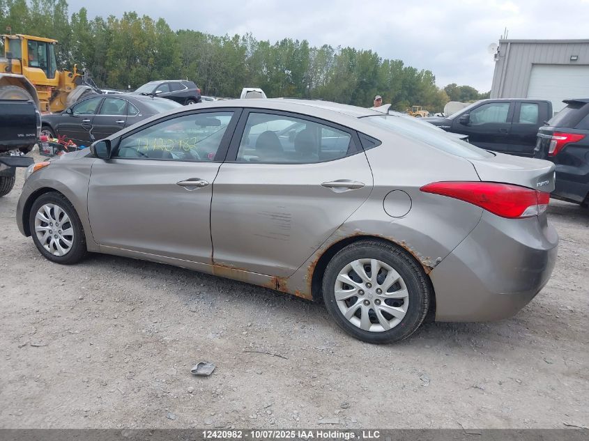 2013 Hyundai Elantra Gls/Limited VIN: 5NPDH4AE4DH395482 Lot: 12420982