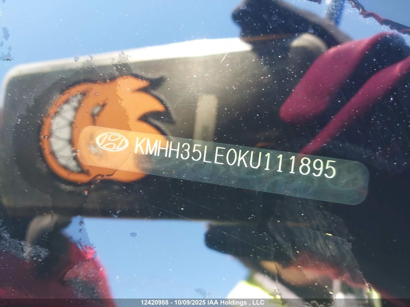 2019 Hyundai Elantra Gt VIN: KMHH35LE0KU111895 Lot: 12420988