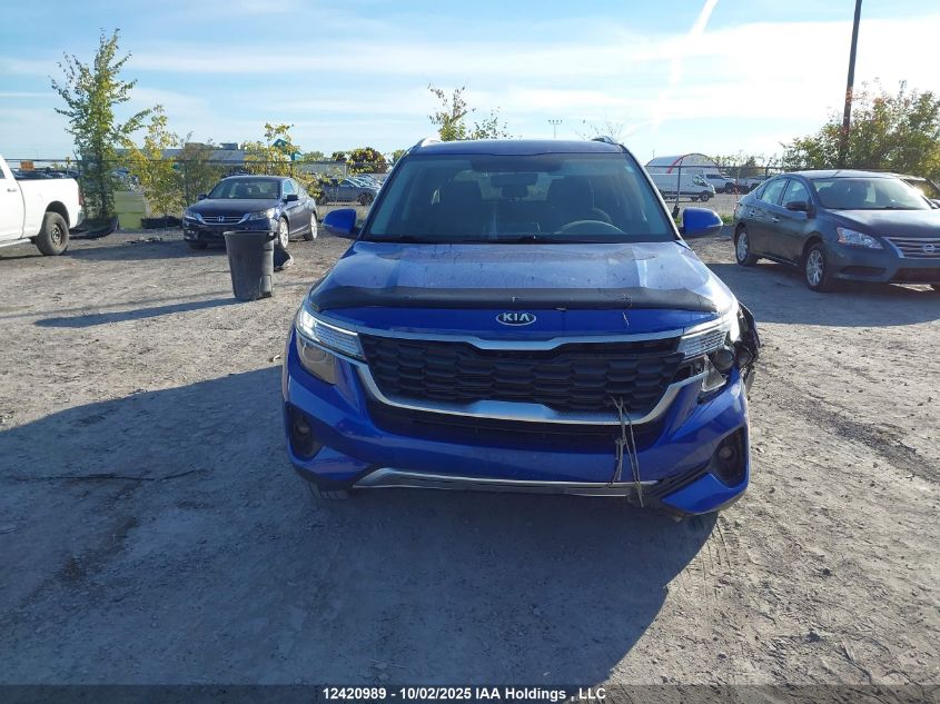 2021 Kia Seltos Lx VIN: KNDEPCAA3M7081793 Lot: 12420989