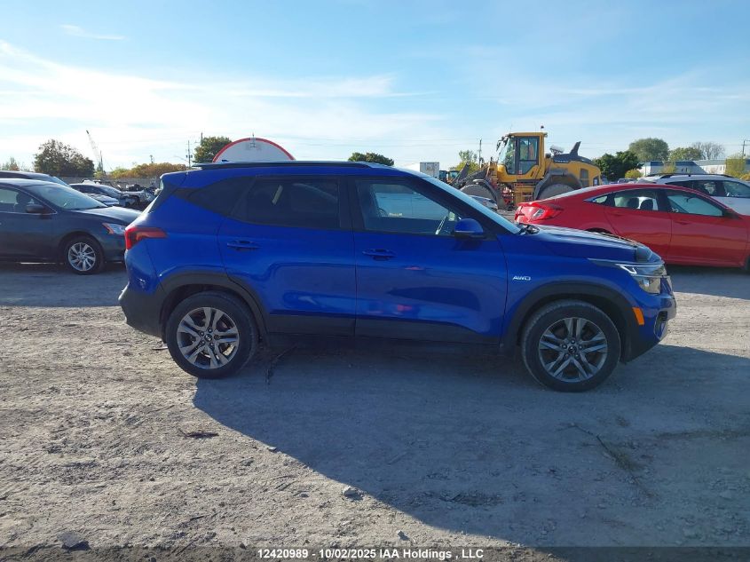 2021 Kia Seltos Lx VIN: KNDEPCAA3M7081793 Lot: 12420989