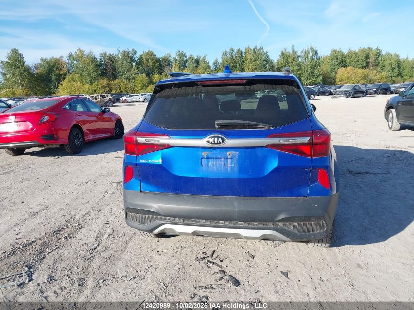 2021 Kia Seltos Lx VIN: KNDEPCAA3M7081793 Lot: 12420989
