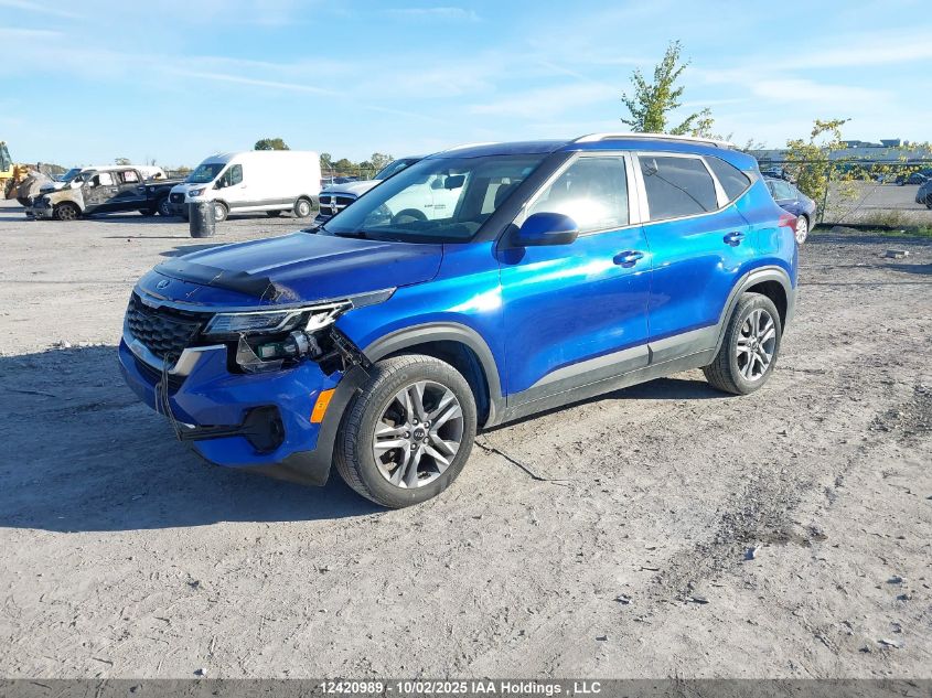 2021 Kia Seltos Lx VIN: KNDEPCAA3M7081793 Lot: 12420989