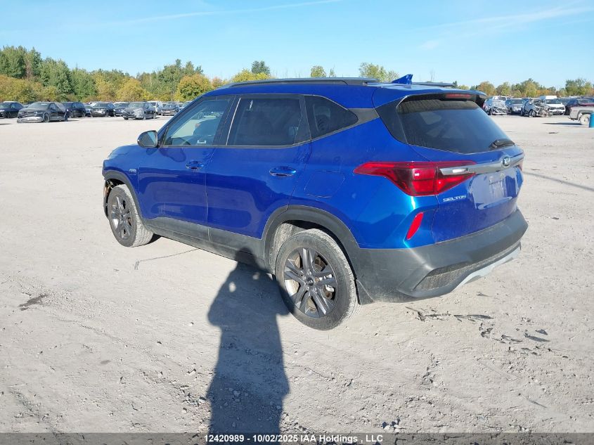 2021 Kia Seltos Lx VIN: KNDEPCAA3M7081793 Lot: 12420989