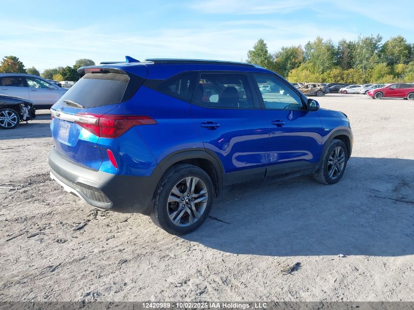 2021 Kia Seltos Lx VIN: KNDEPCAA3M7081793 Lot: 12420989