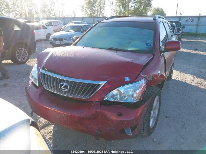 2009 Lexus Rx 350 VIN: JTJHK31U792060596 Lot: 12420994