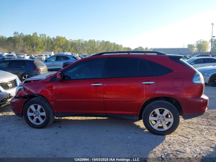 2009 Lexus Rx 350 VIN: JTJHK31U792060596 Lot: 12420994