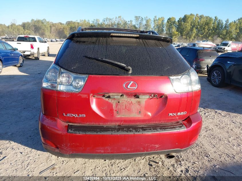 2009 Lexus Rx 350 VIN: JTJHK31U792060596 Lot: 12420994