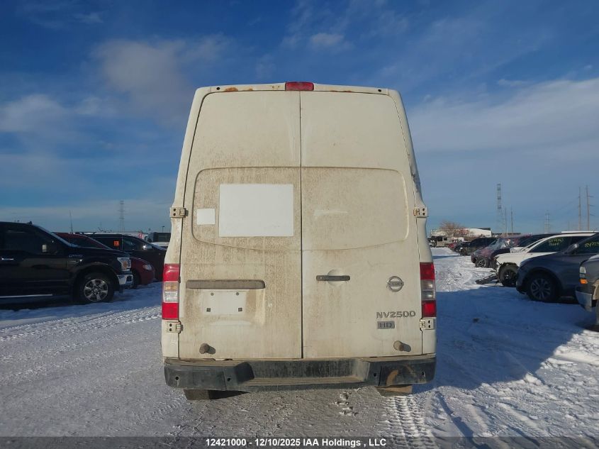 2014 Nissan Nv Cargo Nv2500 Hd Sv V6 VIN: 1N6BF0LY2EN101301 Lot: 12421000