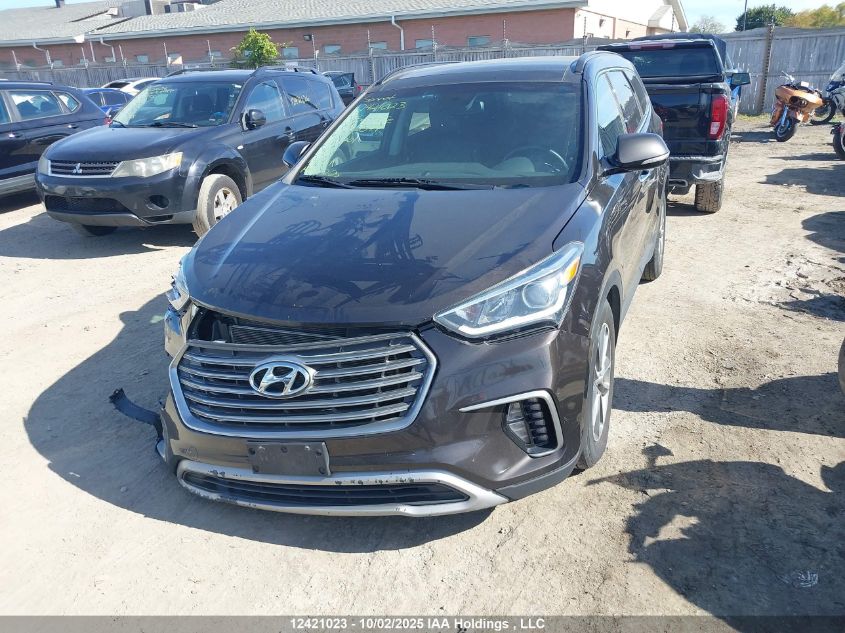 2017 Hyundai Santa Fe Xl Luxury VIN: KM8SNDHF4HU173577 Lot: 12421023
