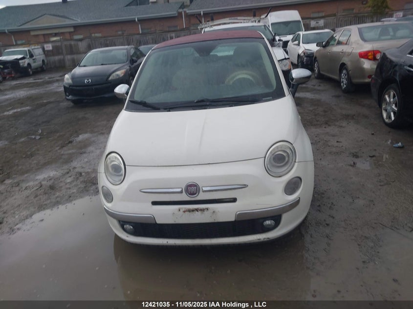 2012 Fiat 500 VIN: 3C3CFFER9CT167300 Lot: 12421035