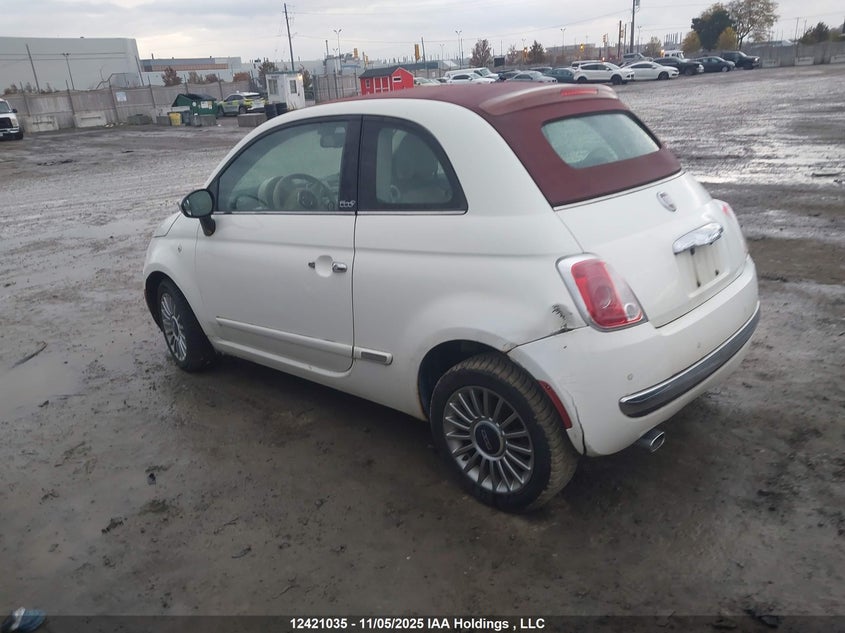 2012 Fiat 500 VIN: 3C3CFFER9CT167300 Lot: 12421035