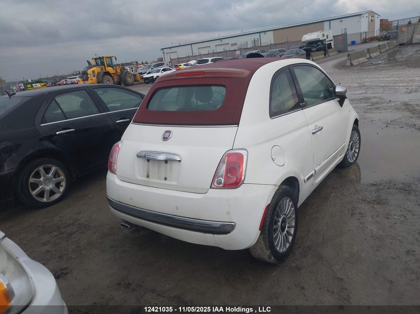 2012 Fiat 500 VIN: 3C3CFFER9CT167300 Lot: 12421035