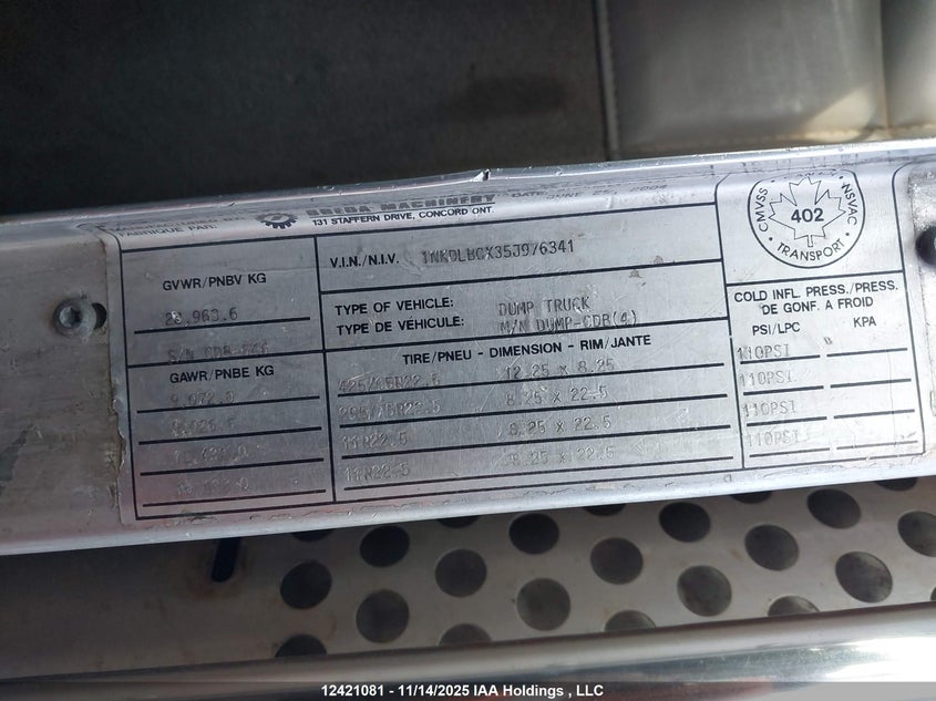 1NKDLB0X35J976341 2005   photo no. 15