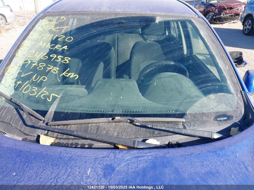 2016 Nissan Micra VIN: 3N1CK3CPXGL246958 Lot: 12421120