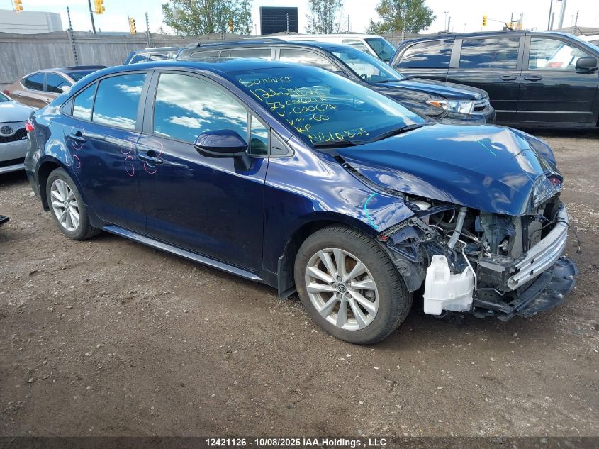 2023 Toyota Corolla Le VIN: 5YFB4MDE4PP000674 Lot: 12421126