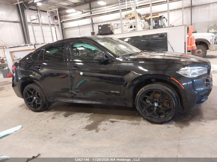 2017 BMW X6 xDrive35I VIN: 5UXKU2C37H0U28365 Lot: 12421145